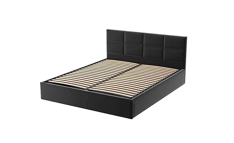 Polsterbett mit Bettkasten Gobi ¦ schwarz ¦ Maße (cm): B: 209 H: 90 Betten günstig online kaufen