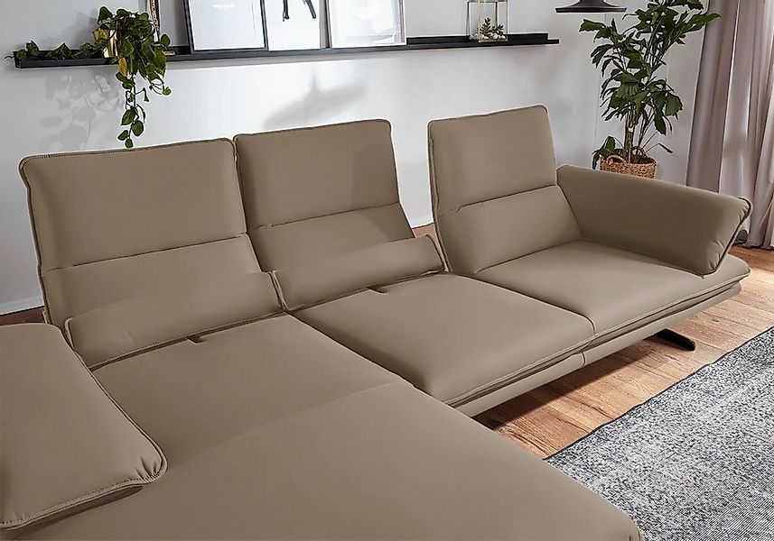 W.SCHILLIG Ecksofa »broadway, Designsofa mit tollem Sitzkomfort«, Sitztiefe günstig online kaufen