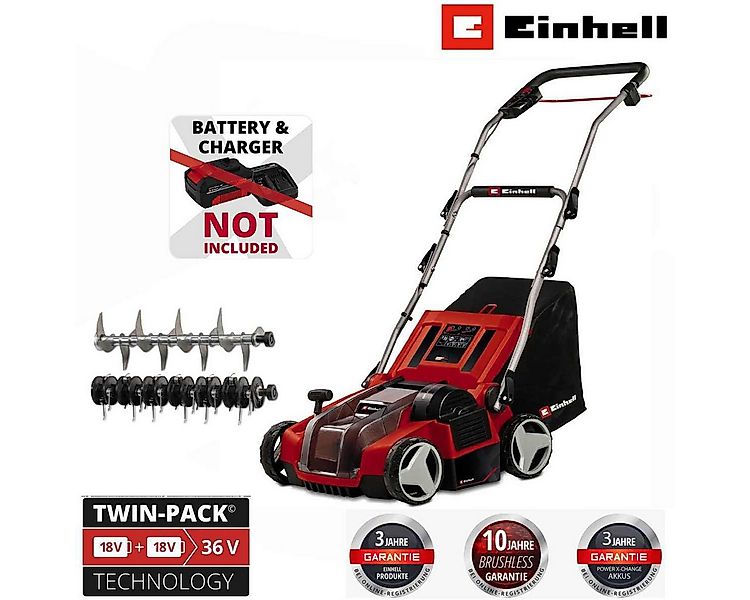 Einhell Akkurasenmäher Akku-Vertikutierer-Lüfter GE-SA 36/35 Li-Solo 36V (2 günstig online kaufen