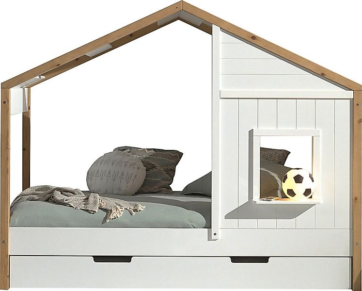 Vipack Kinderbett "Babs", (Made in Europe), Hausbett mit Lattenrost, wahlwe günstig online kaufen