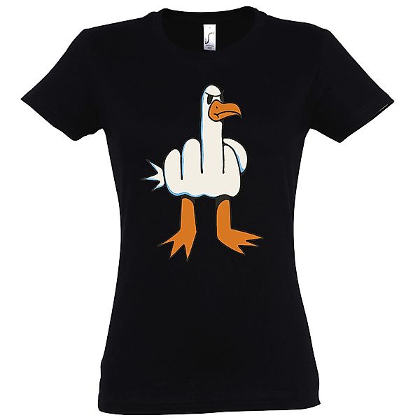 Youth Designz Print-Shirt Möwe Finger Damen günstig online kaufen