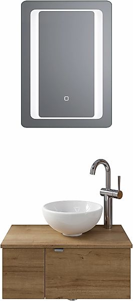 Saphir Badmöbel-Set "Serie 6915" 4 Stk. tlg. Gäste-Bad, 61 cm breit, mit LE günstig online kaufen