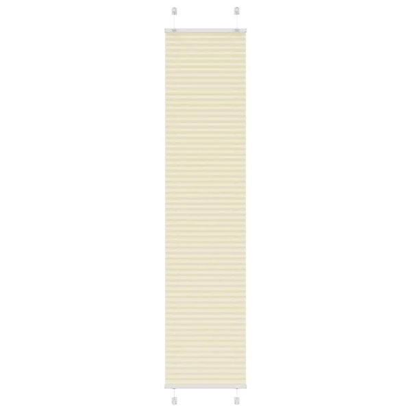 vidaXL Plissee Creme 40x200 cm Stoffbreite 39,4 cm Polyester 4015301 günstig online kaufen