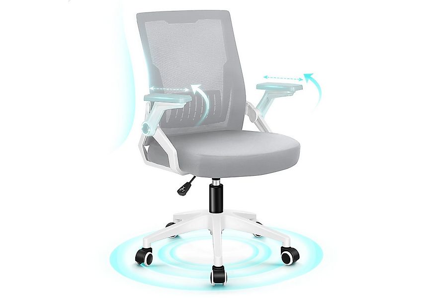 ALFORDSON Bürostuhl komfortable Lendenwirbelstütze, ergonomisch, (1 St), mi günstig online kaufen