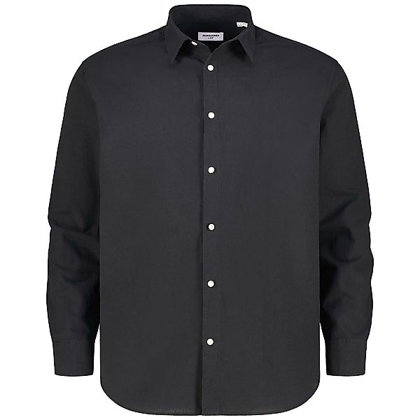 Jack&Jones Freizeithemd mit Leinen Farbe schwarz Größe: 7XL günstig online kaufen