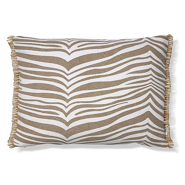 Zebra Kissen 40x60cm Simply taupe (beige) günstig online kaufen