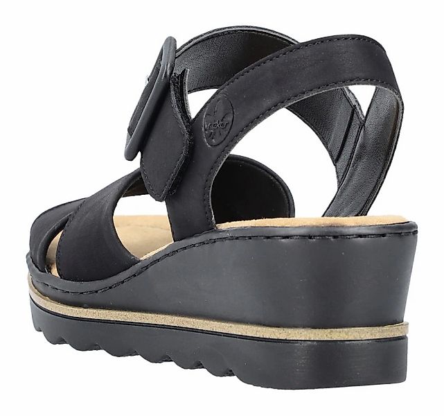 Rieker Keilsandalette, Sommerschuh, Sandale, Keilabsatz, mit kräftiger Prof günstig online kaufen