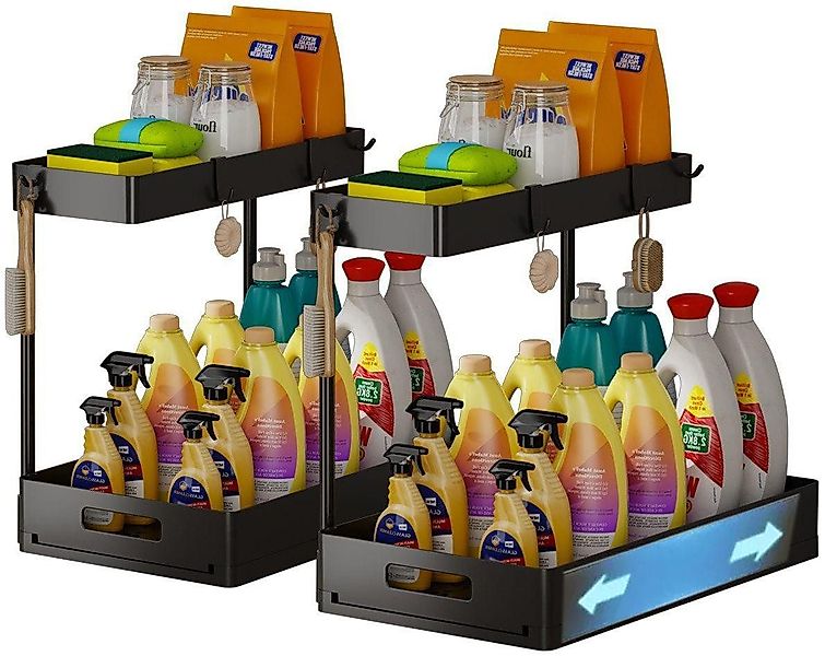 SURFOU Küchenregal Unterschrank Organizer Küchenregal Schrank günstig online kaufen