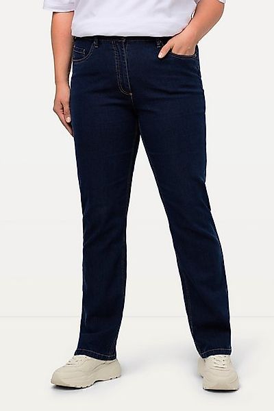 Ulla Popken Funktionshose Jeans Mandy gerades Bein Stretch 5-Pocket-Form günstig online kaufen