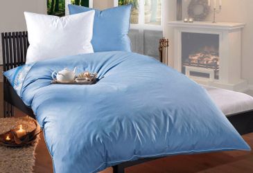 RIBECO Federbettdecke Leon, Ballonbettdecke 135x200, Füllung: günstig online kaufen