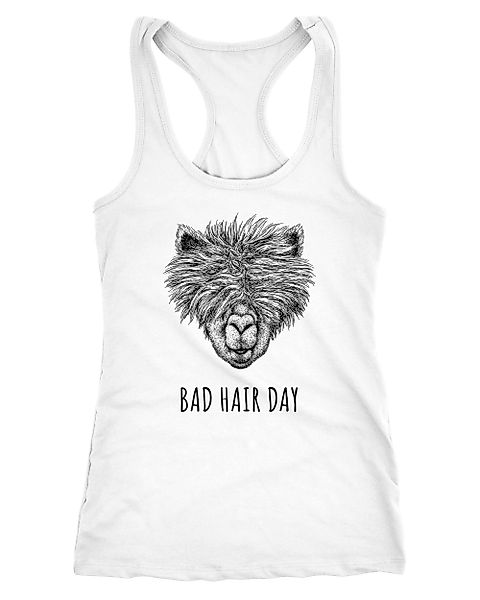 MoonWorks Tanktop Damen Tanktop lustig strubbelig günstig online kaufen