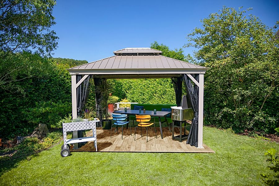 Sojag Pavillon "Messina", (Set), BxT: 363x298 cm günstig online kaufen