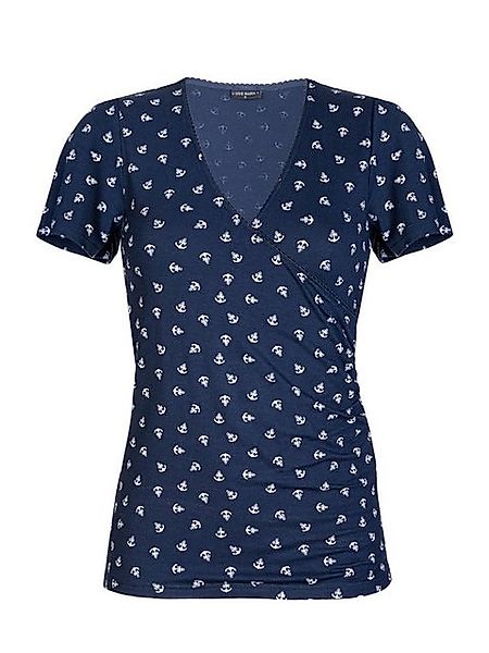 Vive Maria Mer D'Été Damen Wickelshirt blau allover günstig online kaufen