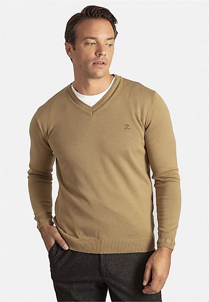 SIR RAYMOND TAILOR Strickpullover "Los Angeles", (1 tlg.), mit klassischem günstig online kaufen