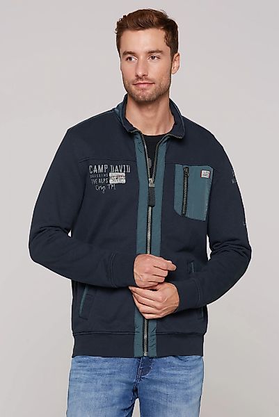 CAMP DAVID Sweatjacke, mit Stehkragen günstig online kaufen