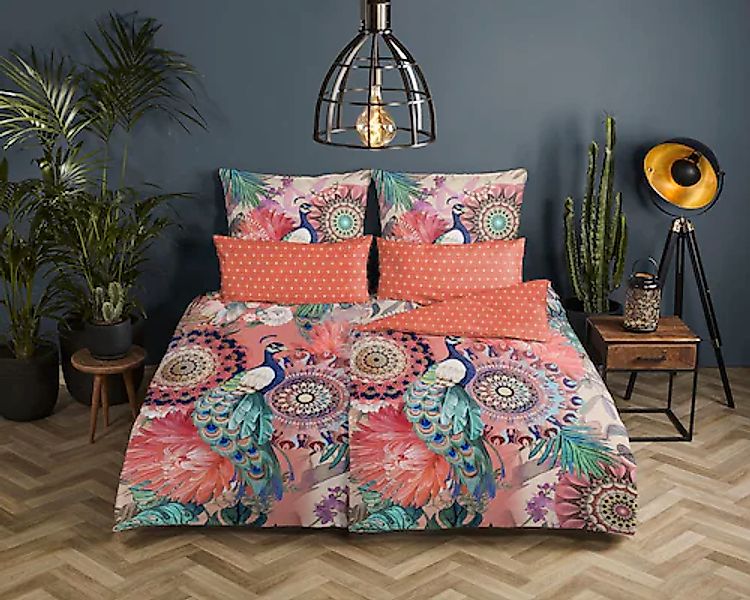 hip Wendebettwäsche »Lynouk« 2 Stk. tlg. Mako-Satin, 135x200, Reißverschlus günstig online kaufen