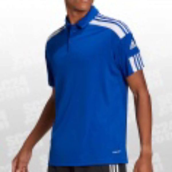adidas Squadra 21 Polo Shirt blau/weiss Größe M günstig online kaufen