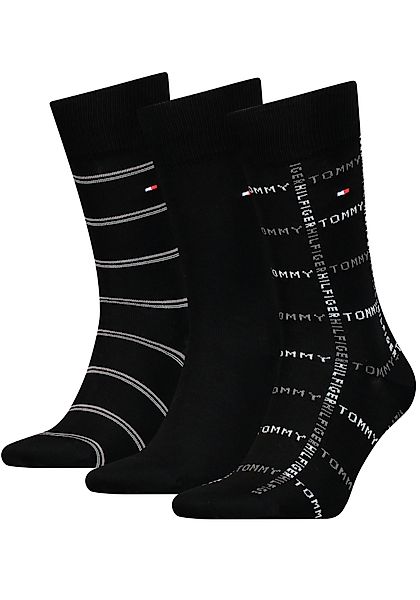 Tommy Hilfiger Socken, (Packung, 3 Paar), mit Logostickerei günstig online kaufen