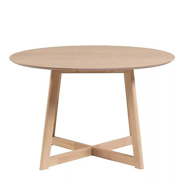Runder Tisch im Skandi Design Platte abklappbar günstig online kaufen