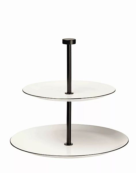 ASA ligne noire à table ligne noire Etagere 2 stufig rund 26,5 cm (weiss) günstig online kaufen