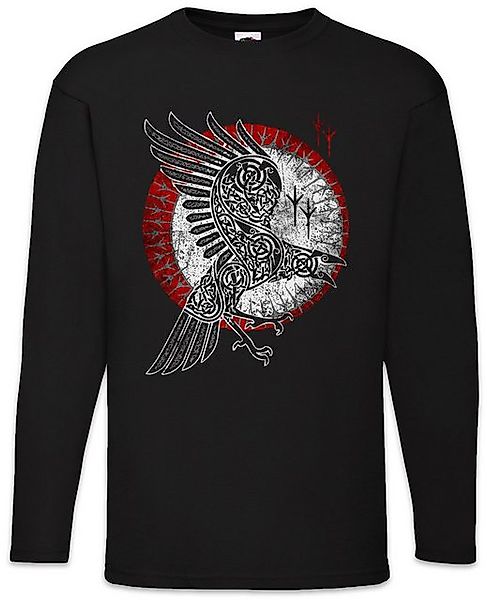 Urban Backwoods Langarmshirt Norse Raven Langarm T-Shirt Runes Wikinger Rab günstig online kaufen