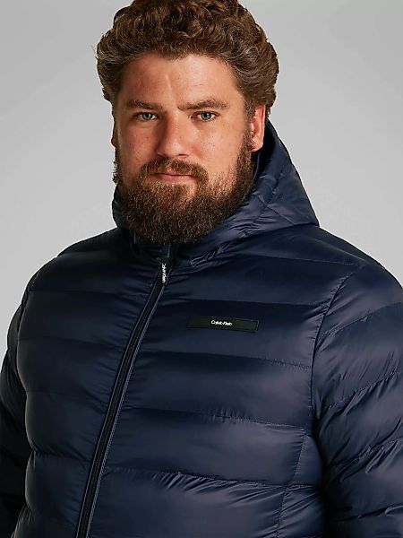 Calvin Klein Big&Tall Steppjacke "BT QUILTED LW HOODED JACKET", mit Kapuze, günstig online kaufen