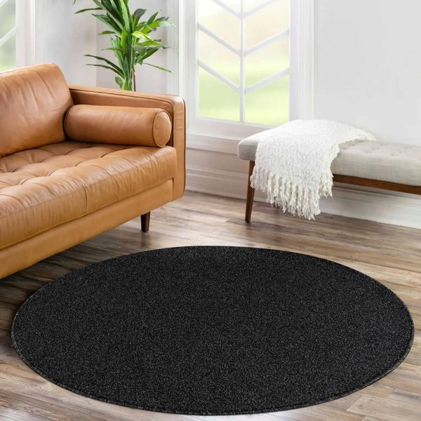 my home Teppich "Kurzflor-Frisee MALAGA 4700 uni meliert" rechteckig 10 mm günstig online kaufen