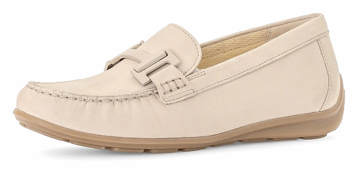 Gabor Mokassin "FLORENZ", Komfortschuh, Bequemschuh, Slipper in Weite G (=w günstig online kaufen