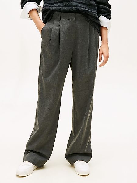 Tommy Hilfiger Anzughose FLANNEL RELAXED STRAIGHT günstig online kaufen