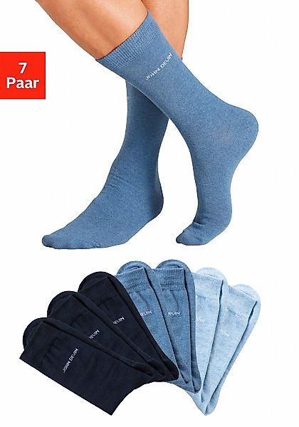 John Devin Basicsocken Packung, 7 Stk. tlg. für jeden Tag günstig online kaufen