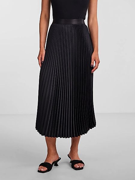 Y.A.S Plisseerock "YASCELINE HW MIDI SKIRT S. NOOS" günstig online kaufen