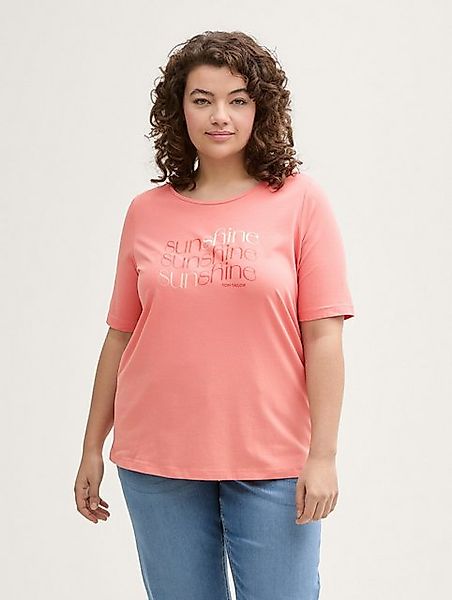 TOM TAILOR PLUS T-Shirt Plus Size - T-Shirt mit Print günstig online kaufen