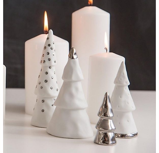 Räder Design Dekofigur Weihnachtswald silber (4tlg) günstig online kaufen