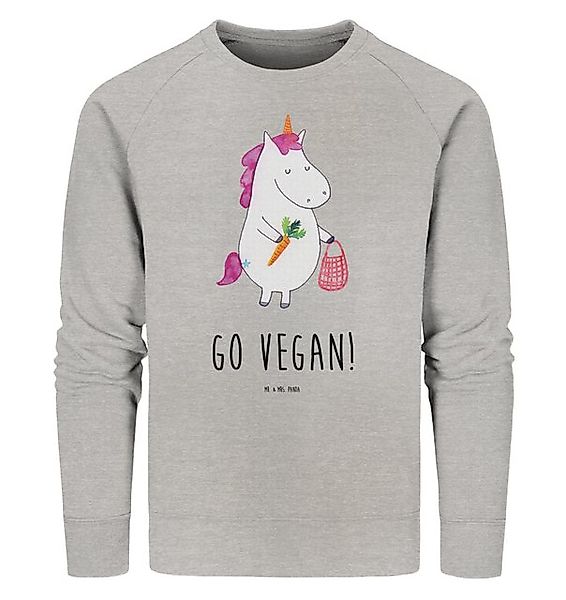 Mr. & Mrs. Panda Longpullover Einhorn Vegan Größe XXL - Heather Grey - Gesc günstig online kaufen