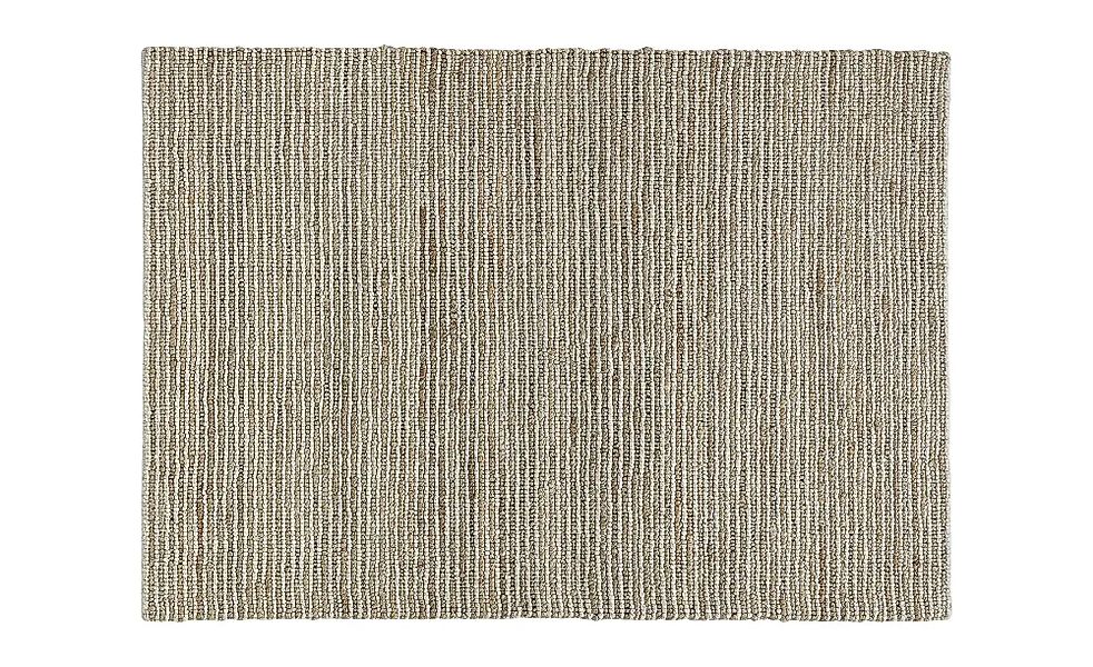 Handweb-Teppich  Kima ¦ beige ¦ Jute,Wolle ¦ Maße (cm): B: 90 Teppiche > Na günstig online kaufen