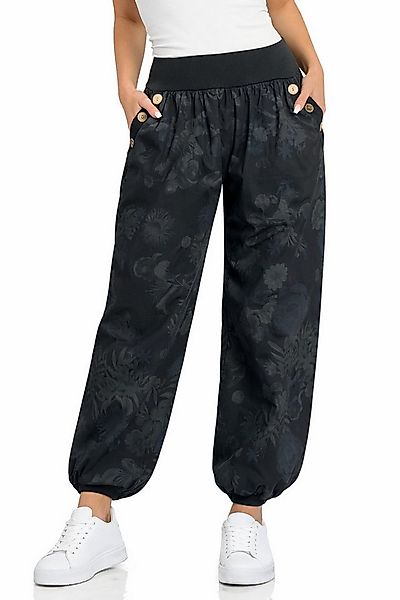 Mississhop Haremshose Baumwollhose Damenhose Aladinhose Blumenprint Sommerh günstig online kaufen