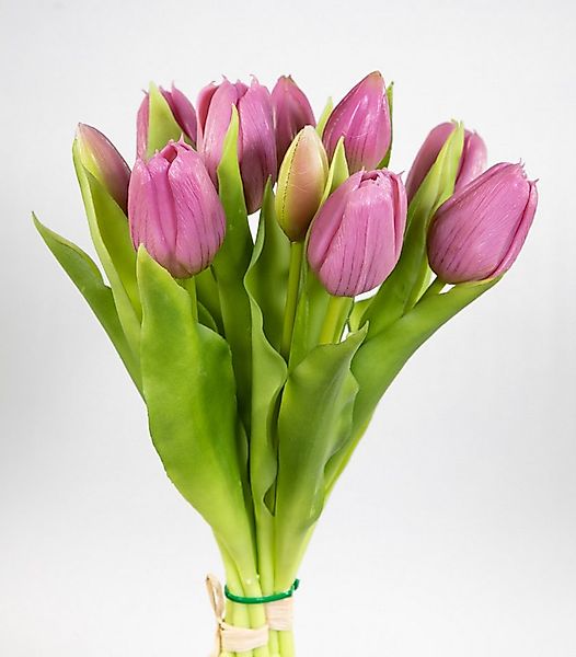 Kunstblume Tulpenbund Nature Real Touch 32x26cm mit 10 Blüten LM künstliche günstig online kaufen