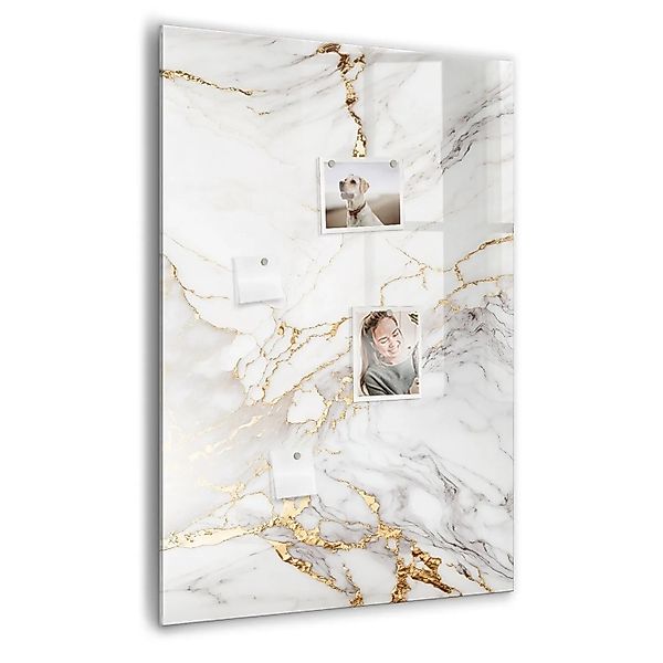 Tulup Glasmagnettafel Beschreibbar Dekorativer Marmor 70x100 cm Magnettafel günstig online kaufen