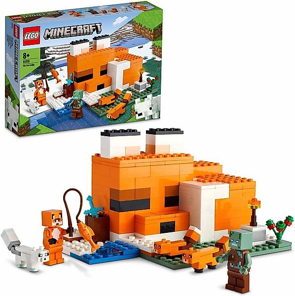 LEGO® Die Fuchs-Lodge (21178), LEGO® Minecraft™ Konstruktionsspielsteine, ( günstig online kaufen