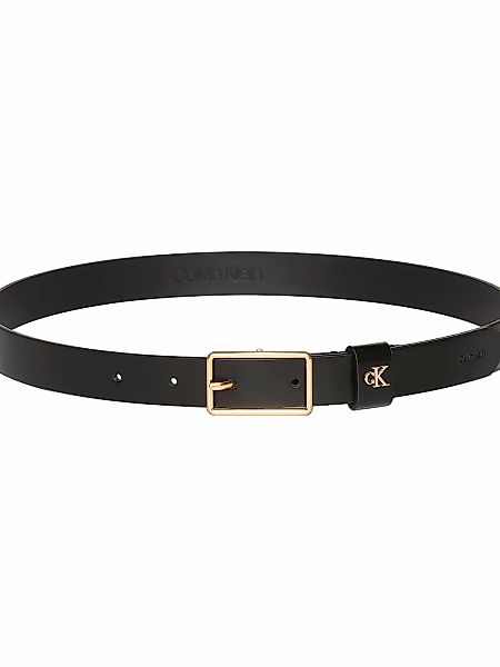 Calvin Klein Ledergürtel "SQUARE BUCKLE CK LOOP 25MM", Größenverstellbar günstig online kaufen