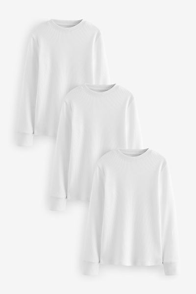 Next Unterziehshirt Langarm-Shirts, 3er-Pack (3-St) günstig online kaufen