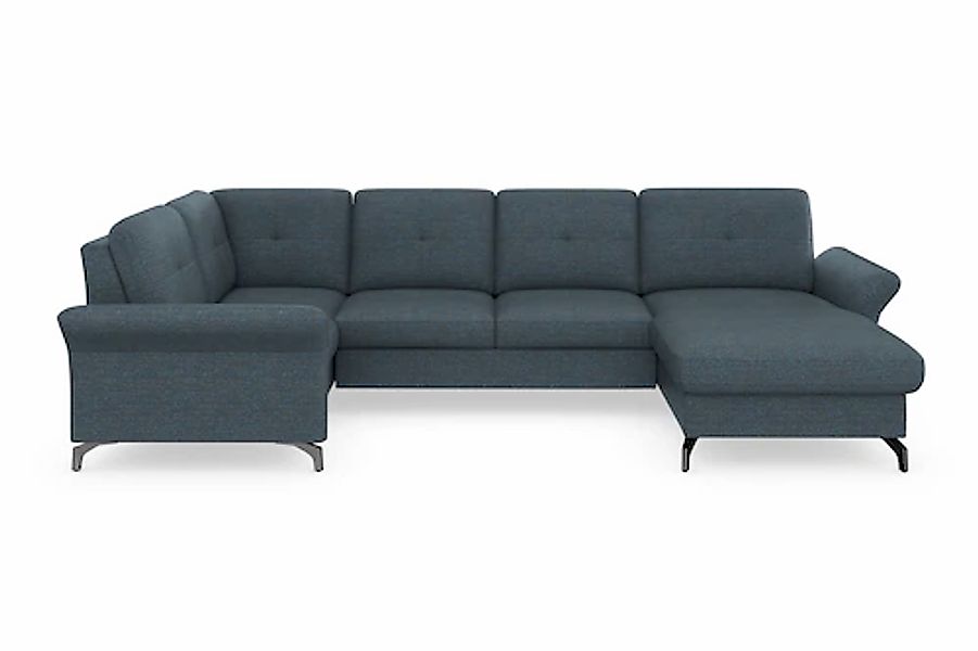 Home affaire Wohnlandschaft »Calando U-Form« wahlweise mit Bettfunktion, Be günstig online kaufen