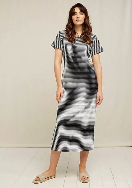Midi Kleid Gestreift - Darika Stripe Dress - Aus Bio-baumwolle günstig online kaufen