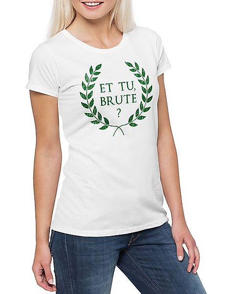 Urban Backwoods Print-Shirt Et Tu Brute? Damen T-Shirt Romain Aigle Roma Ro günstig online kaufen
