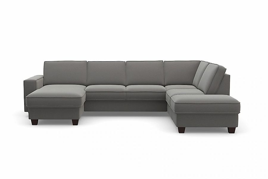 Home affaire Wohnlandschaft "County U-Form" wahlweise Ottomane links oder r günstig online kaufen