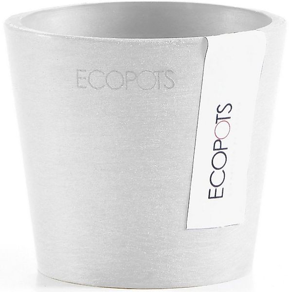ECOPOTS Blumentopf Amsterdam Mini 8 Weiß, für den Innenbereich günstig online kaufen