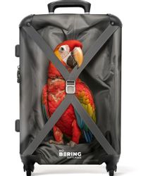 NoBoringSuitcases.com© Hartschalen-Trolley mit leuchtende Räder - günstig online kaufen