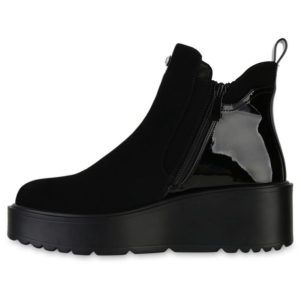 VAN HILL 841384 Keilstiefelette Damen Leicht günstig online kaufen