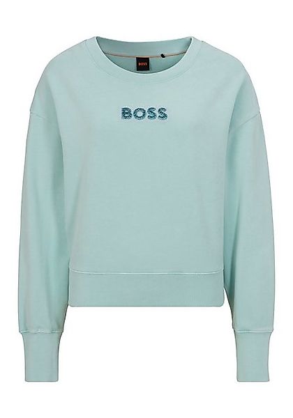 BOSS ORANGE Sweatshirt Elay Stonebadge Premium Damenmode mit BOSS Logo günstig online kaufen