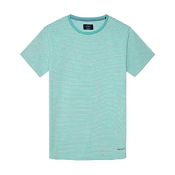 Hackett Boat Stripe Kurzärmeliges T-shirt XL Pool Blue günstig online kaufen